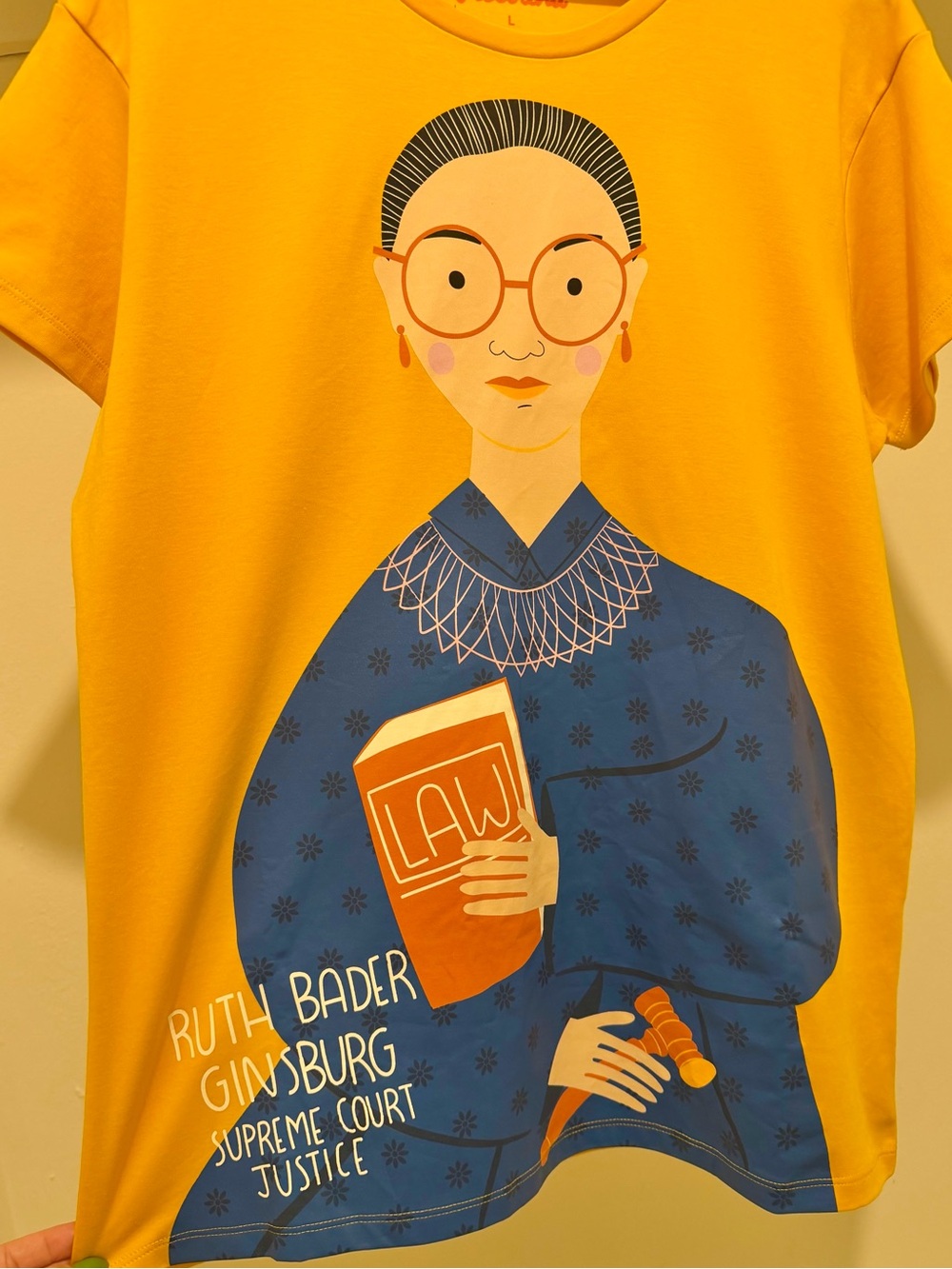 BNWT 🌼 Trailblazer x Piccolina Ruth Bader Ginsburg Crewneck Tee - Picture 3 of 6
